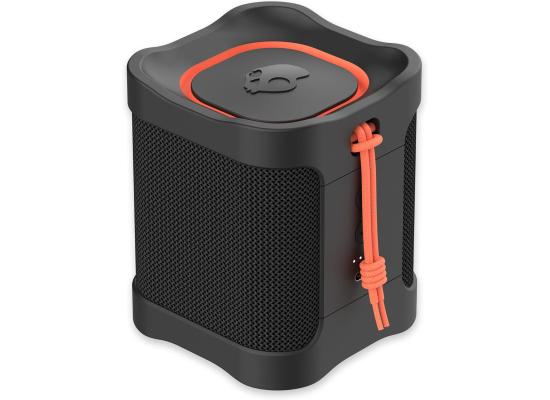 Skullcandy Terrain Mini Wireless Bluetooth Speaker - IPX7 Waterproof Portable with Dual Custom Passive Radiators, 14 Hour Battery, Nylon Wrist Wrap, & True Stereo - Black